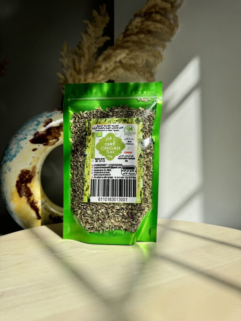 Origan sec 70 g naturel de la Coopérative Al Amal